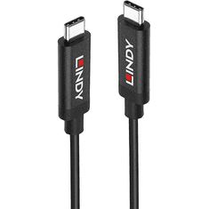 Lindy 43348 USB kábel 3 M USB 3.2 Gen 2 (3.1 Gen 2) USB C Fekete (43348)