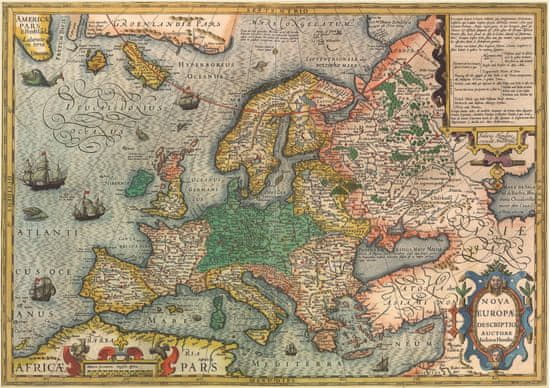 EDUCA Európa kirakós térképe 1000 db