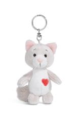 NICI kulcstartó Love Kitty bolyhos 10cm ZÖLD