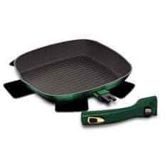 Berlingerhaus Grillserpenyő levehető fogantyúval 28 cm Emerald Collection BH-6089