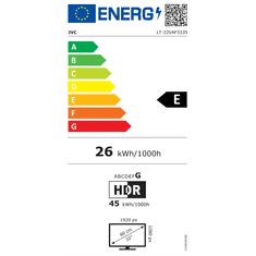 JVC LT32VAF3335 32"Full HD Android Smart LED TV fekete (LT32VAF3335)