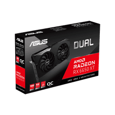 ASUS Dual -RX6650XT-O8G AMD Radeon RX 6650 XT 8 GB GDDR6 (90YV0HL0-M0NA00/DUAL-RX6650XT-O8G)