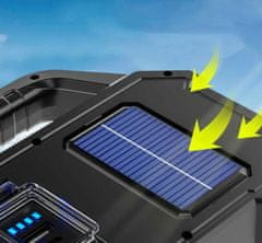 APT ZD103 Újratölthető napelemes lámpa power bankkal