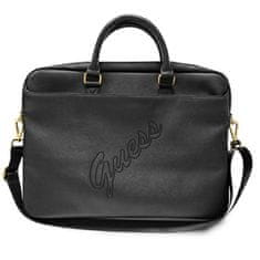 Guess  Saffiano Script számítógépes táska - 15" notebook táska (fekete)