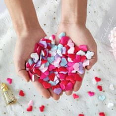 HOME & MARKER® Szív alakú konfetti csomag, Valentin napi ajándék ötlet és romantikus dekoráció egyben (100 db/csomag) | HEARTPETAL