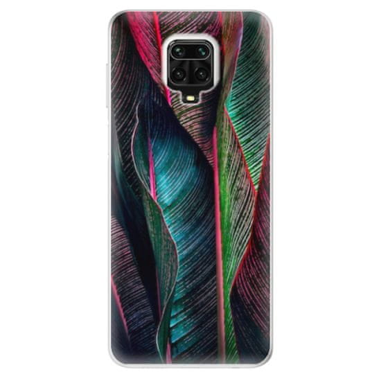 iSaprio Black Leaves szilikon tok Xiaomi Redmi Note 9 Pro