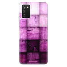 iSaprio Purple Squares szilikon tok Samsung Galaxy A03s