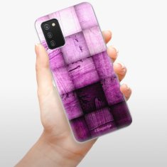 iSaprio Purple Squares szilikon tok Samsung Galaxy A03s