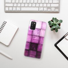 iSaprio Purple Squares szilikon tok Samsung Galaxy A03s