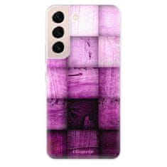 iSaprio Purple Squares szilikon tok Samsung Galaxy S22+ 5G