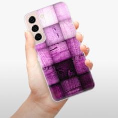 iSaprio Purple Squares szilikon tok Samsung Galaxy S22+ 5G