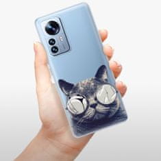 iSaprio Crazy Cat 01 szilikon tok Xiaomi 12 Pro