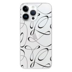 iSaprio Fancy - black szilikon tok iPhone 15 Pro Max