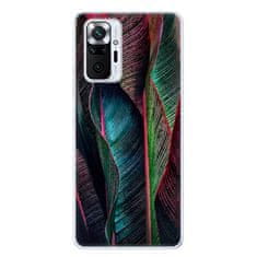 iSaprio Black Leaves szilikon tok Xiaomi Redmi Note 10 Pro