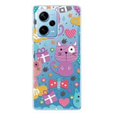 iSaprio Cat pattern 01 szilikon tok Xiaomi Redmi Note 12 Pro 5G