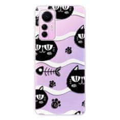 iSaprio Cat pattern 04 szilikon tok Xiaomi 12 Lite