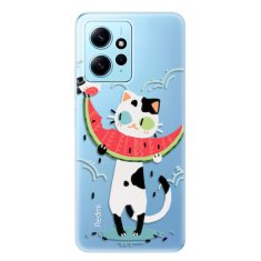 iSaprio Cat with melon szilikon tok Xiaomi Redmi Note 12 5G