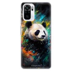 iSaprio Abstract Panda szilikon tok Xiaomi Redmi Note 10 / Note 10S