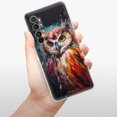 iSaprio Abstract Owl szilikon tok Xiaomi Mi Note 10 Lite