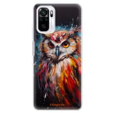 iSaprio Abstract Owl szilikon tok Xiaomi Redmi Note 10 / Note 10S