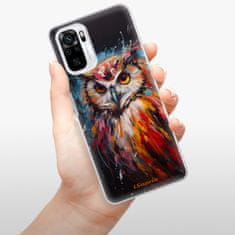 iSaprio Abstract Owl szilikon tok Xiaomi Redmi Note 10 / Note 10S