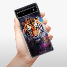 iSaprio Abstract Tiger szilikon tok Google Pixel 6a 5G