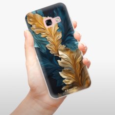 iSaprio GoldBlue Leaves 02 szilikon tok Samsung Galaxy A3 (2017)