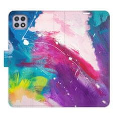 iSaprio Abstract Paint 05 flip tok Samsung Galaxy A22 5G