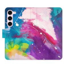 iSaprio Abstract Paint 05 flip tok Samsung Galaxy S23 5G