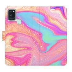 iSaprio Abstract Paint 07 flip tok Samsung Galaxy A21s