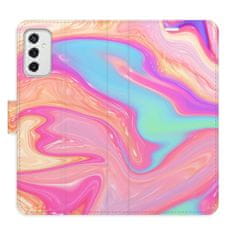 iSaprio Abstract Paint 07 flip tok Samsung Galaxy M52 5G