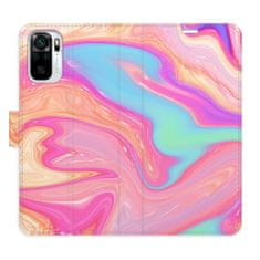 iSaprio Abstract Paint 07 flip tok Xiaomi Redmi Note 10 / Note 10S