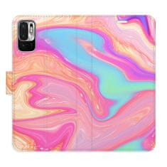 iSaprio Abstract Paint 07 flip tok Xiaomi Redmi Note 10 5G