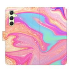 iSaprio Abstract Paint 07 flip tok Samsung Galaxy A54 5G