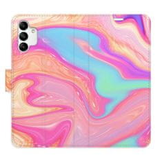 iSaprio Abstract Paint 07 flip tok Samsung Galaxy A04s