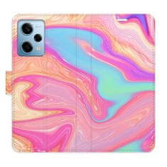 iSaprio Abstract Paint 07 flip tok Xiaomi Redmi Note 12 Pro 5G