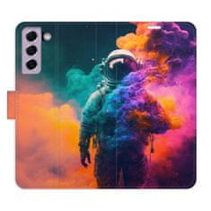 iSaprio Astronaut in Colours 02 flip tok Samsung Galaxy S21 FE 5G