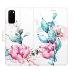 iSaprio Beautiful Flower flip tok Samsung Galaxy S20