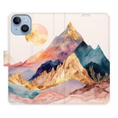 iSaprio Beautiful Mountains flip tok Apple iPhone 14