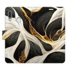 iSaprio BlackGold Marble flip tok Samsung Galaxy A20e