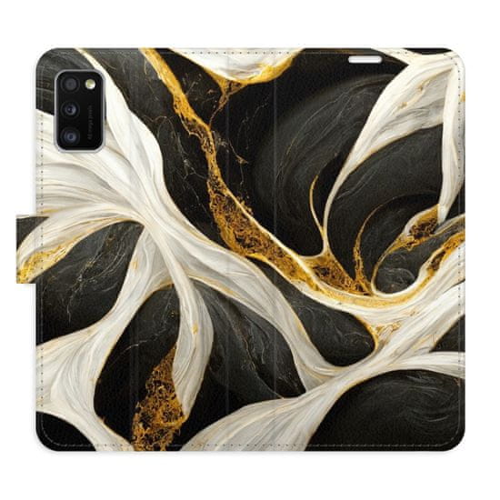 iSaprio BlackGold Marble flip tok Samsung Galaxy A41