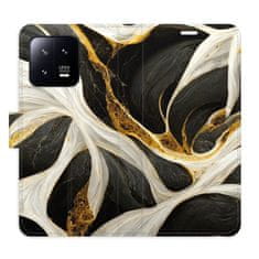 iSaprio BlackGold Marble flip tok Xiaomi 13