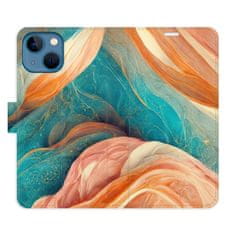 iSaprio Blue and Orange flip tok Apple iPhone 13 mini