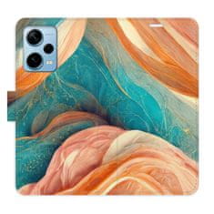 iSaprio Blue and Orange flip tok Xiaomi Redmi Note 12 Pro+ 5G