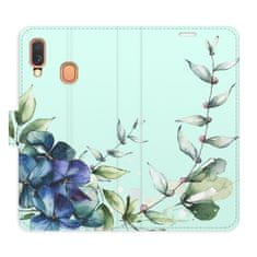 iSaprio Blue Flowers flip tok Samsung Galaxy A40