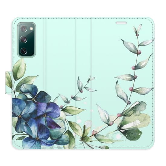 iSaprio Blue Flowers flip tok Samsung Galaxy S20 FE