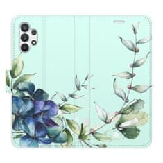 iSaprio Blue Flowers flip tok Samsung Galaxy A32