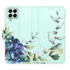 iSaprio Blue Flowers flip tok Samsung Galaxy M53 5G