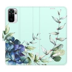 iSaprio Blue Flowers flip tok Xiaomi Redmi Note 10 / Note 10S