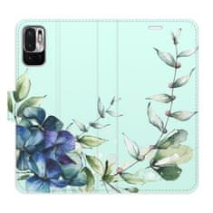 iSaprio Blue Flowers flip tok Xiaomi Redmi Note 10 5G